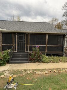 Screened Porch Cat Proofing in Weaverville