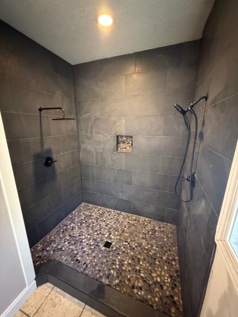 Schluter Shower System Installation in Asheville