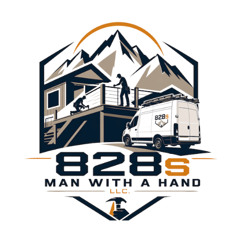 828s Man with a Hand LLC. Asheville Handyman Services LOGO