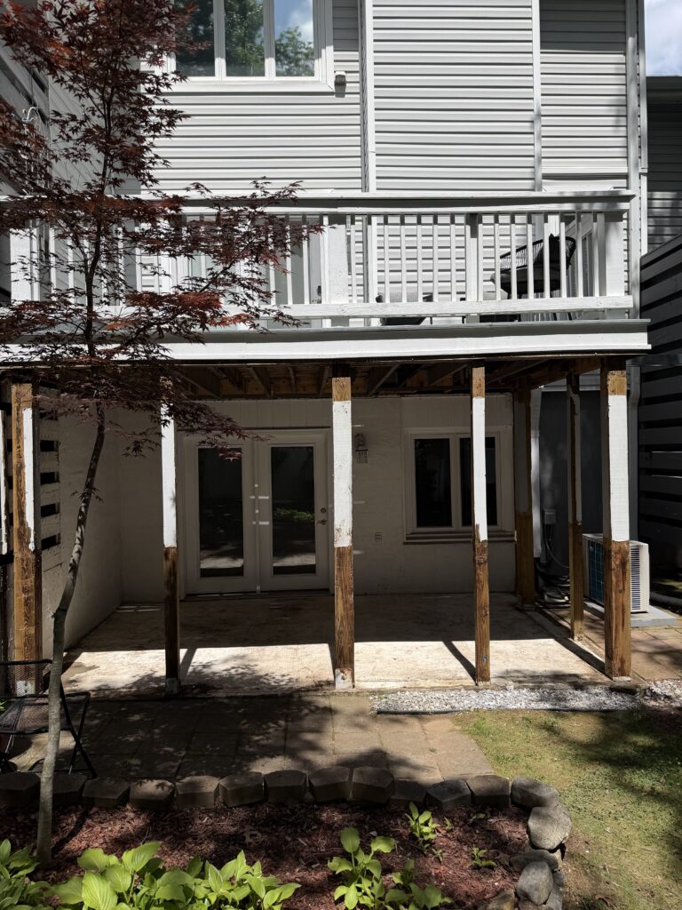 Deck Transformation and Composite Tile Installation in Asheville — buncombe county
