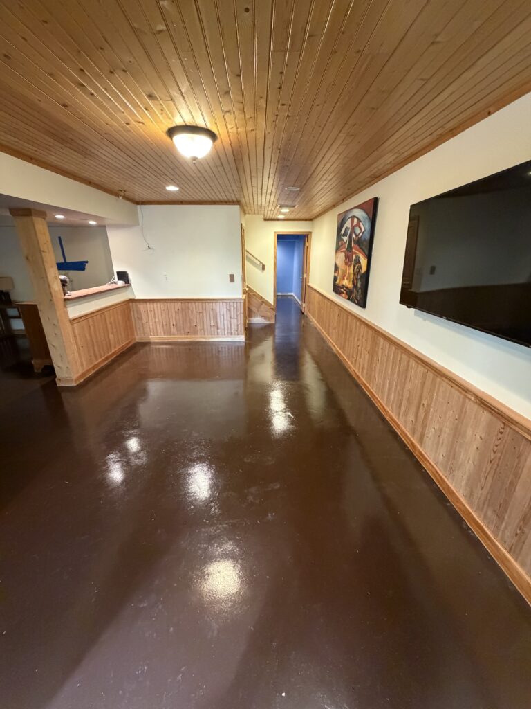 Basement Epoxy Flooring Installation in Weaverville — weaverville