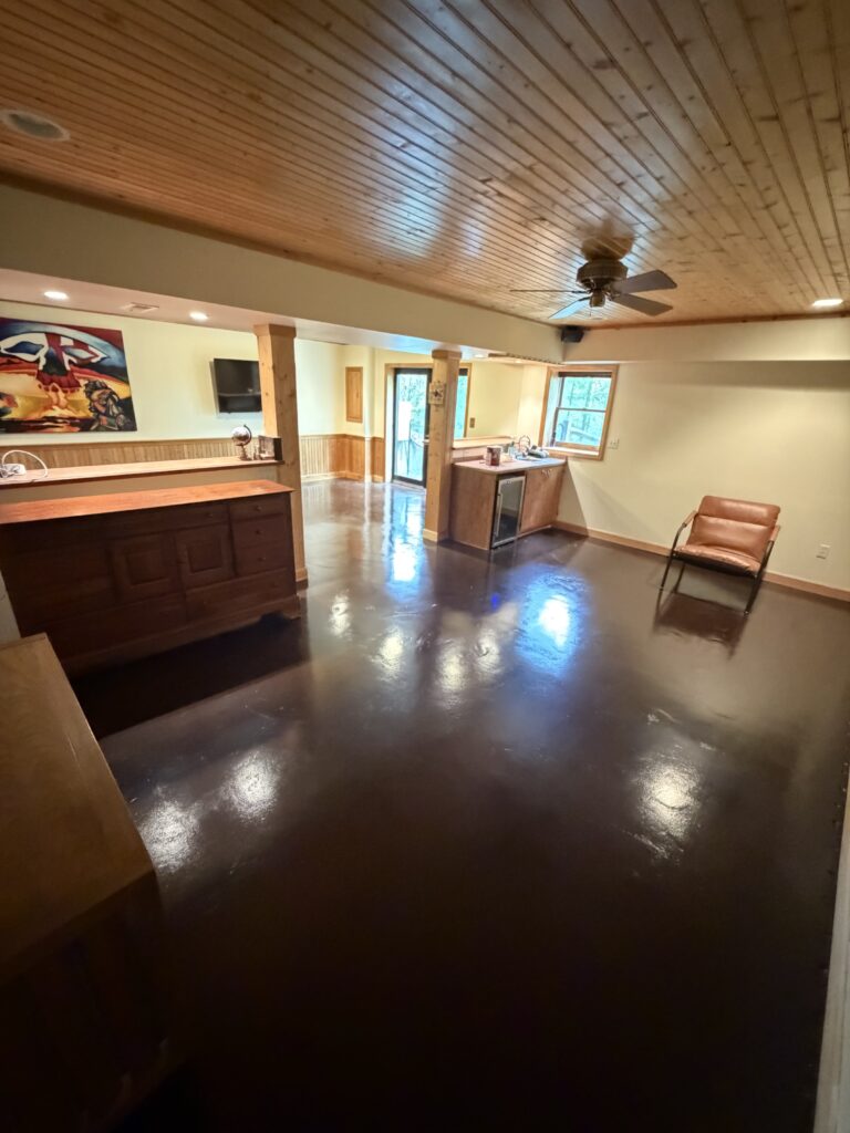 Basement Epoxy Flooring Installation in Weaverville — Weaverville Handyman
