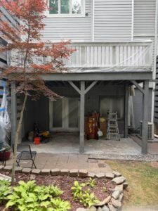 Deck Transformation and Composite Tile Installation in Asheville — deck repair