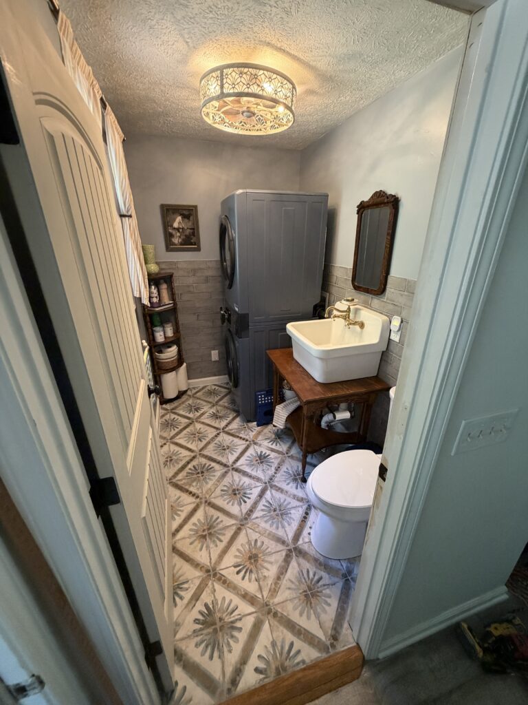 Bathroom Remodel and Laundry Installation in Asheville — buncombe county
