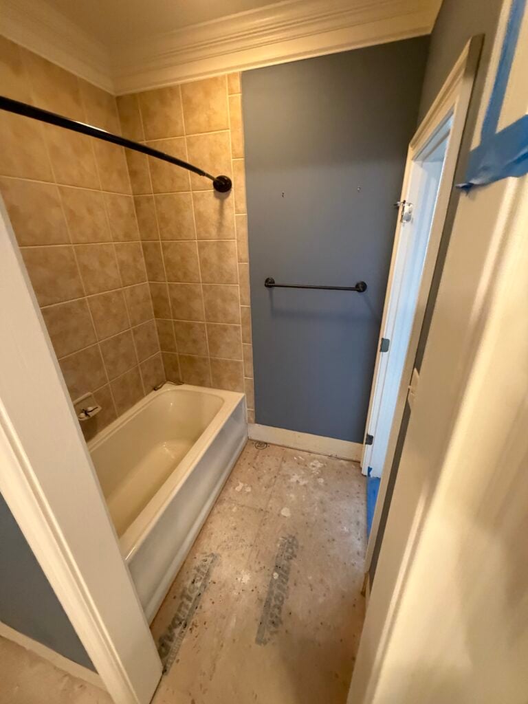Bathroom Remodel with Custom Wainscoting in Asheville — asheville handyman