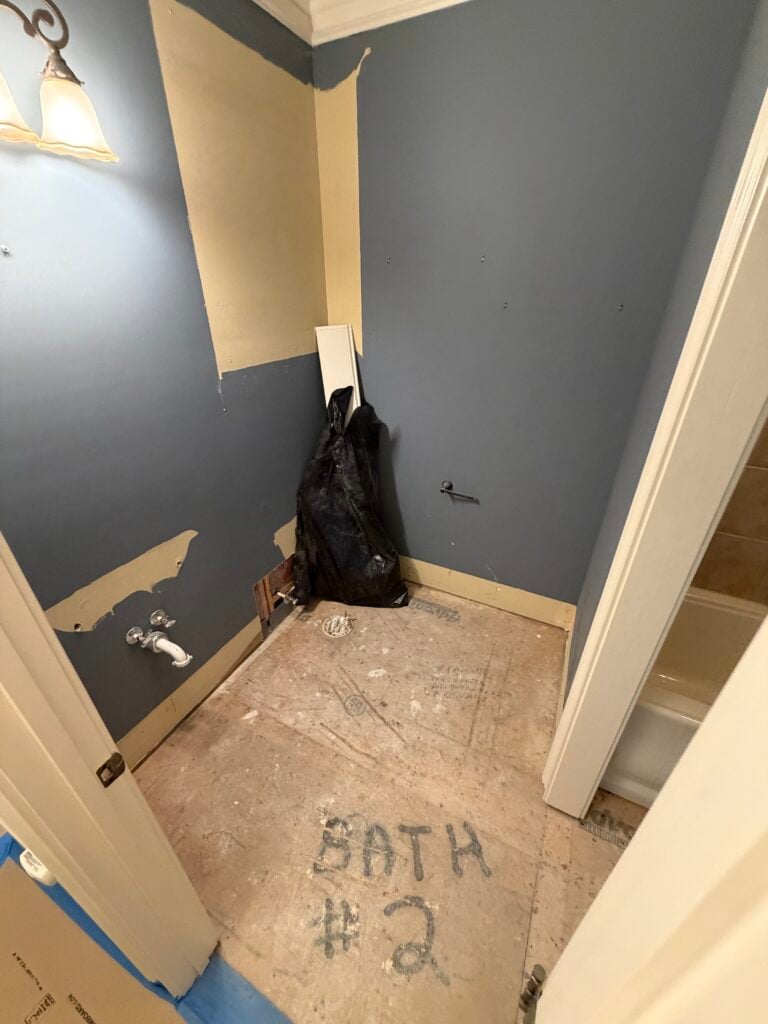 Bathroom Remodel with Custom Wainscoting in Asheville — asheville nc