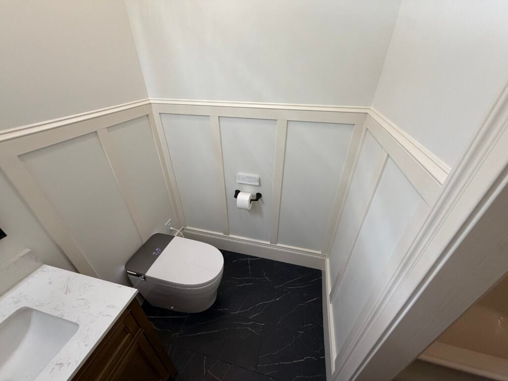 Bathroom Remodel with Custom Wainscoting in Asheville — bathroom renovation