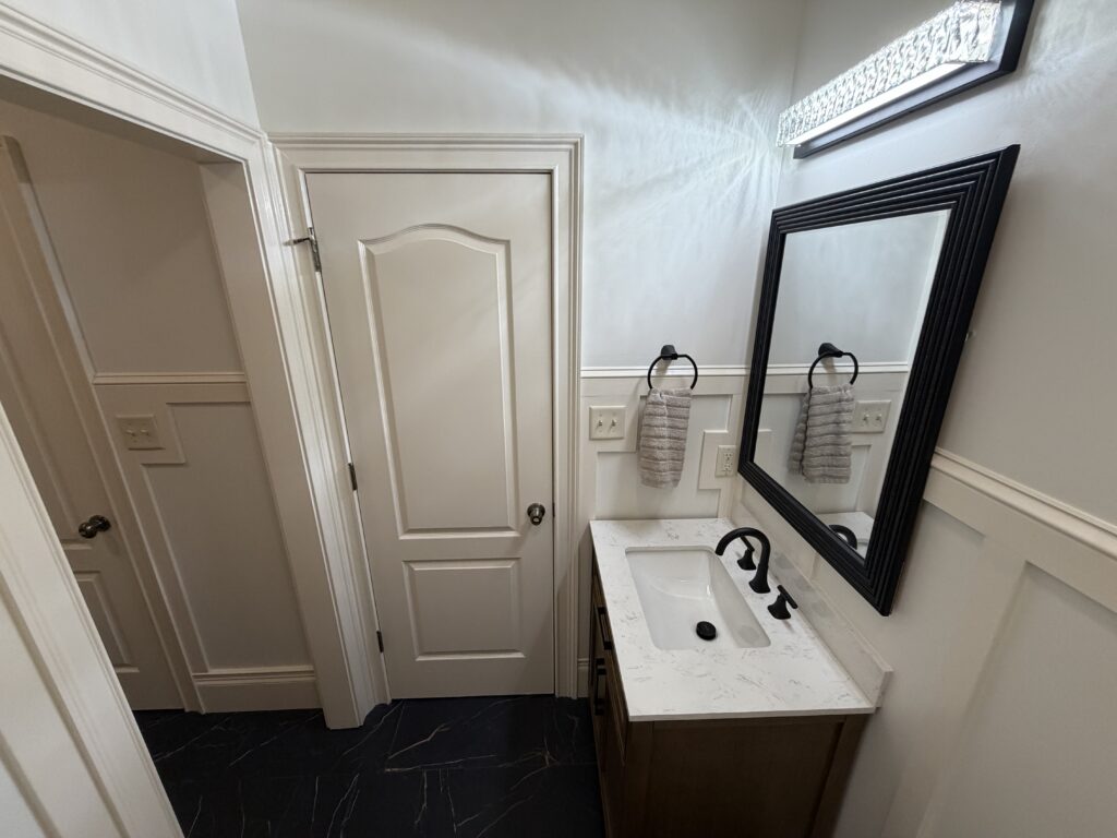 Bathroom Remodel with Custom Wainscoting in Asheville — King Heights