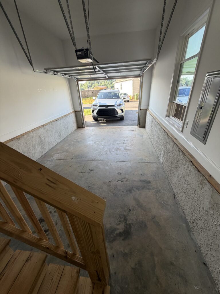 Garage Conversion to Playroom in Weaverville — buncombe county