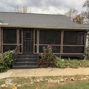 Screened Porch Cat Proofing in Weaverville